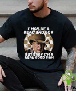 Real Good Man Trump Long Sleeve Tee Shirt
