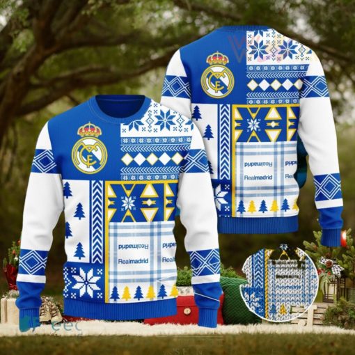Real Madrid 3D Ugly Christmas Sweater