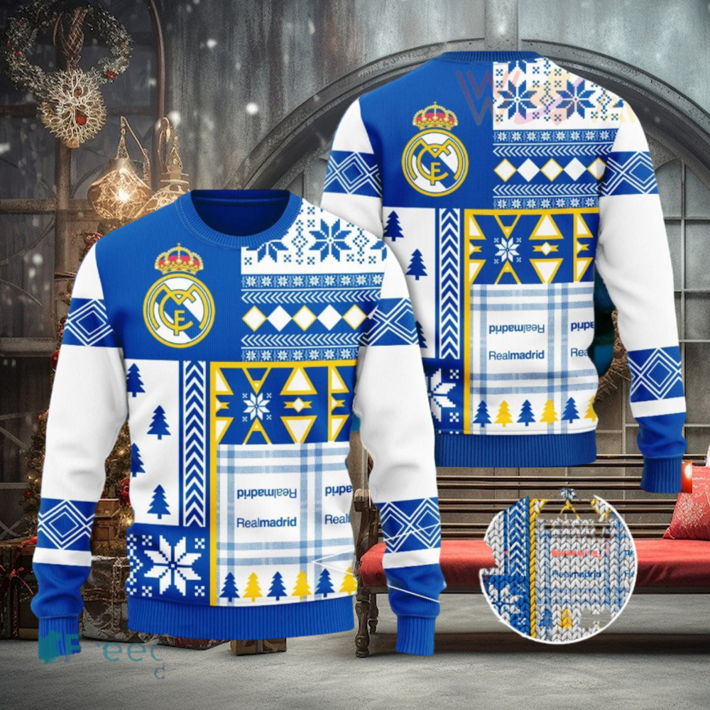 Real madrid best sale christmas sweater