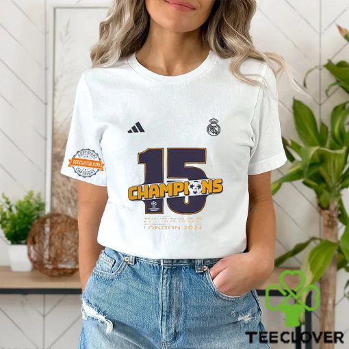 Real Madrid Adidas 2024 Uefa Champions League Champions T Shirt