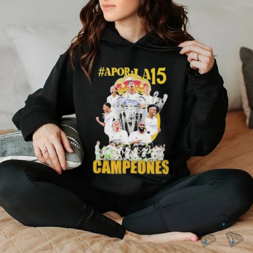 Real Madrid Apor La15 Campeones Shirt