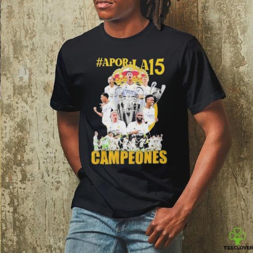 Real Madrid Apor La15 Campeones Shirt