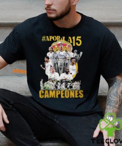 Real Madrid Apor La15 Campeones T Shirt