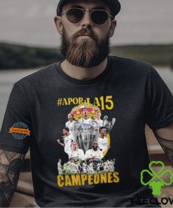 Real Madrid Apor La15 Campeones T Shirt