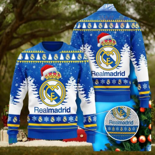 Real Madrid Christmas 3D Sweater