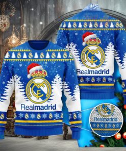 Real Madrid Christmas 3D Sweater