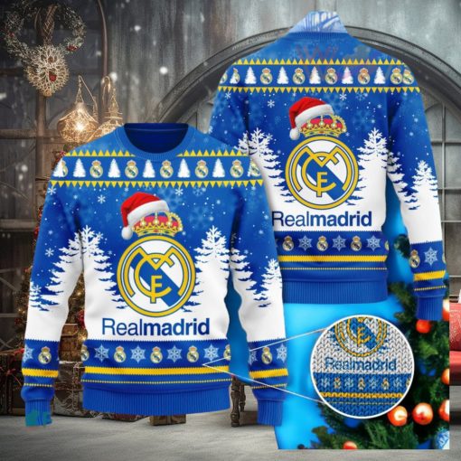 Real Madrid Christmas 3D Sweater