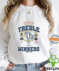 Real Madrid Football Club The Winners 2024 Treble shirt