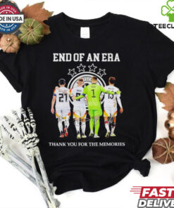 Real Madrid end of an era thank you for the memories signatures shirt