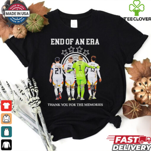 Real Madrid end of an era thank you for the memories signatures shirt