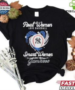 Real Women Love Baseball New York Yankees 2024 T Shirt