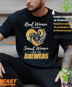 Real Women Love Baseball Smart Women Love The Brewers Shirt