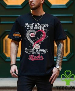 Real Women Love Baseball Smart Women Love The Cincinnati Reds Let’s Go Reds 2024 Shirt