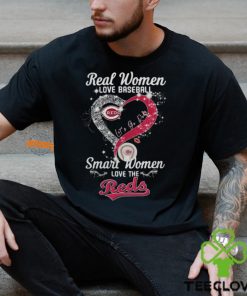 Real Women Love Baseball Smart Women Love The Cincinnati Reds Let’s Go Reds 2024 Shirt