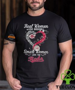 Real Women Love Baseball Smart Women Love The Cincinnati Reds Let’s Go Reds 2024 Shirt