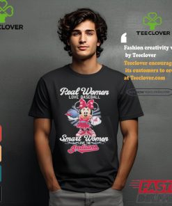 Real Women Love Baseball Smart Women Love The Cleveland Guardians x Mickey Mouse T Shirt