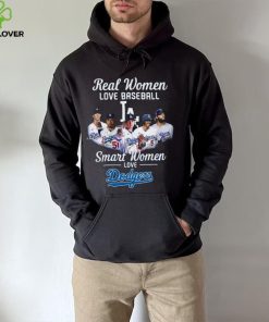 Real Women Love Baseball Smart Women Love The Dodgers T Shirt