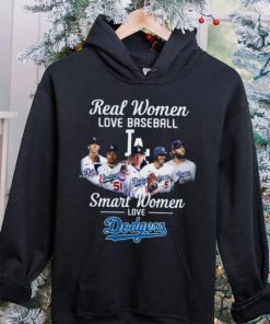 Real Women Love Baseball Smart Women Love The Dodgers T Shirt