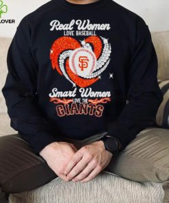 Real Women Love Baseball Smart Women Love The Giants 2023 Shirt