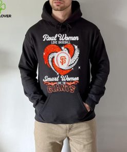Real Women Love Baseball Smart Women Love The Giants 2023 Shirt