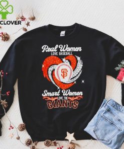 Real Women Love Baseball Smart Women Love The Giants 2023 Shirt