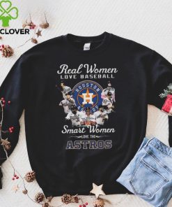 Real Women Love Baseball Smart Women Love The Houston Astros 2023 Signatures shirt