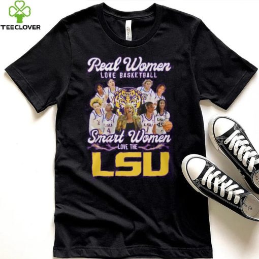 Real Women Love Baseball Smart Women Love The LSU T Shirt