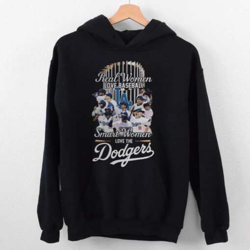 Real Women Love Baseball Smart Women Love The Los Angeles Dodgers MLB T Shirt