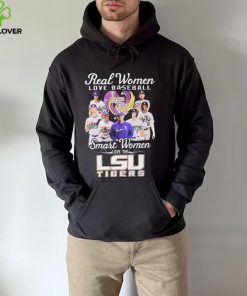 Real Women Love Baseball Smart Women Love The Lsu Tigers Signatures Shirt