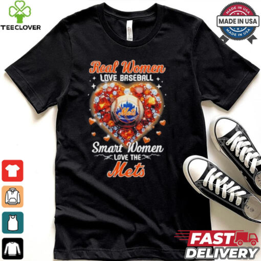 Real Women Love Baseball Smart Women Love The New York Mets X Vintage Diamonds Shirt