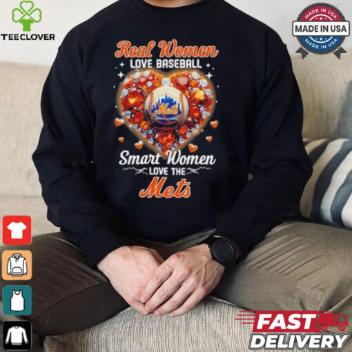 Real Women Love Baseball Smart Women Love The New York Mets X Vintage Diamonds Shirt