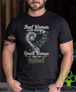 Real Women Love Baseball Smart Women Love The Oakland Athletics Let’s Go Oakland 2024 Shirts