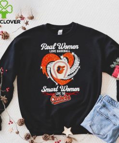 Real Women Love Baseball Smart Women Love The Orioles 2023 Shirt