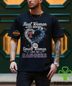 Real Women Love Baseball Smart Women Love The Texas Rangers Let’s Go Rangers 2024 Shirt