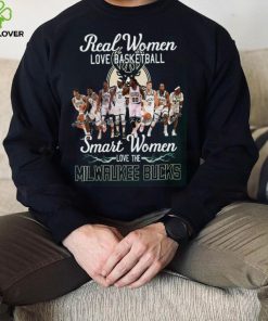 Real Women Love Basketball Smart The Milwaukee Bucks Shirt