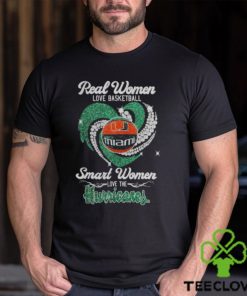Real Women Love Basketball Smart Women Love The Hurricanes 2023 Shirt