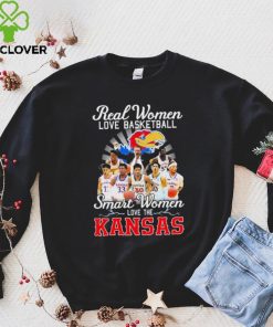 Real Women Love Basketball Smart Women Love The Kansas Shirt