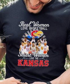 Real Women Love Basketball Smart Women Love The Kansas Shirt