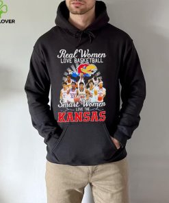 Real Women Love Basketball Smart Women Love The Kansas Shirt