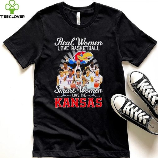 Real Women Love Basketball Smart Women Love The Kansas Shirt