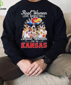 Real Women Love Basketball Smart Women Love The Kansas Shirt