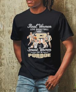 Real Women Love Basketball Smart Women Love The Purdue Men’s Basketball Big Ten 2024 Shirt