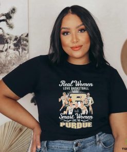 Real Women Love Basketball Smart Women Love The Purdue Men’s Basketball Big Ten 2024 Shirt