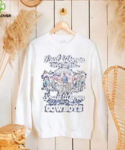 Real Women Love Footbal Smart Women Love The Cowboys Legend Team Shirt