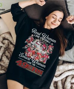 Real Women Love Football, 221398 Smart Women Love The 49Ers Tshirt