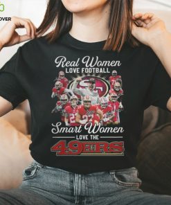 Real Women Love Football, 221398 Smart Women Love The 49Ers Tshirt