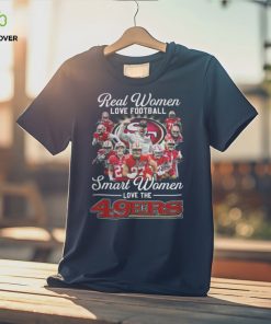 Real Women Love Football, 221398 Smart Women Love The 49Ers Tshirt