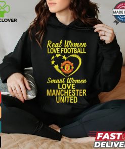 Real Women Love Football Aester Manch United Smart Women Love Manchester United Shirt