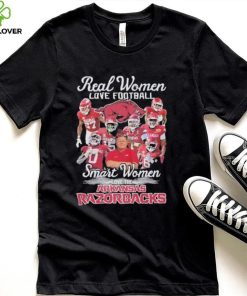 Real Women Love Football Smart Women Love The Arkansas Razorbacks 2023 Season Shirt