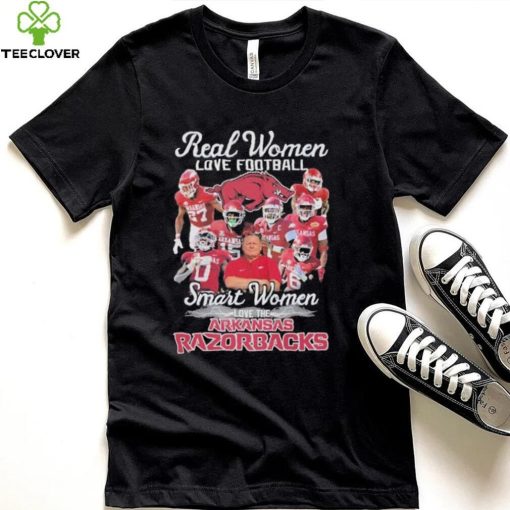 Real Women Love Football Smart Women Love The Arkansas Razorbacks 2023 Season Shirt